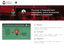 Tablet Screenshot of incubadoramaringa.org.br